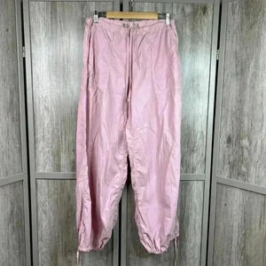 Nolita North Little Italy Pants Womens 28 Pink Ankle Drawstring Relaxed Pull On